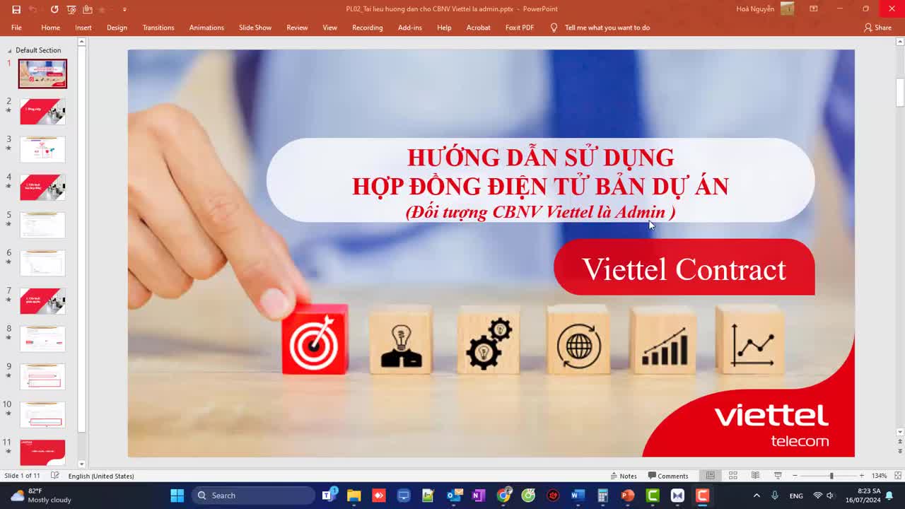 Video vContract: cấu hình loại tài liệu và phân quyền cho quản trị Viettel