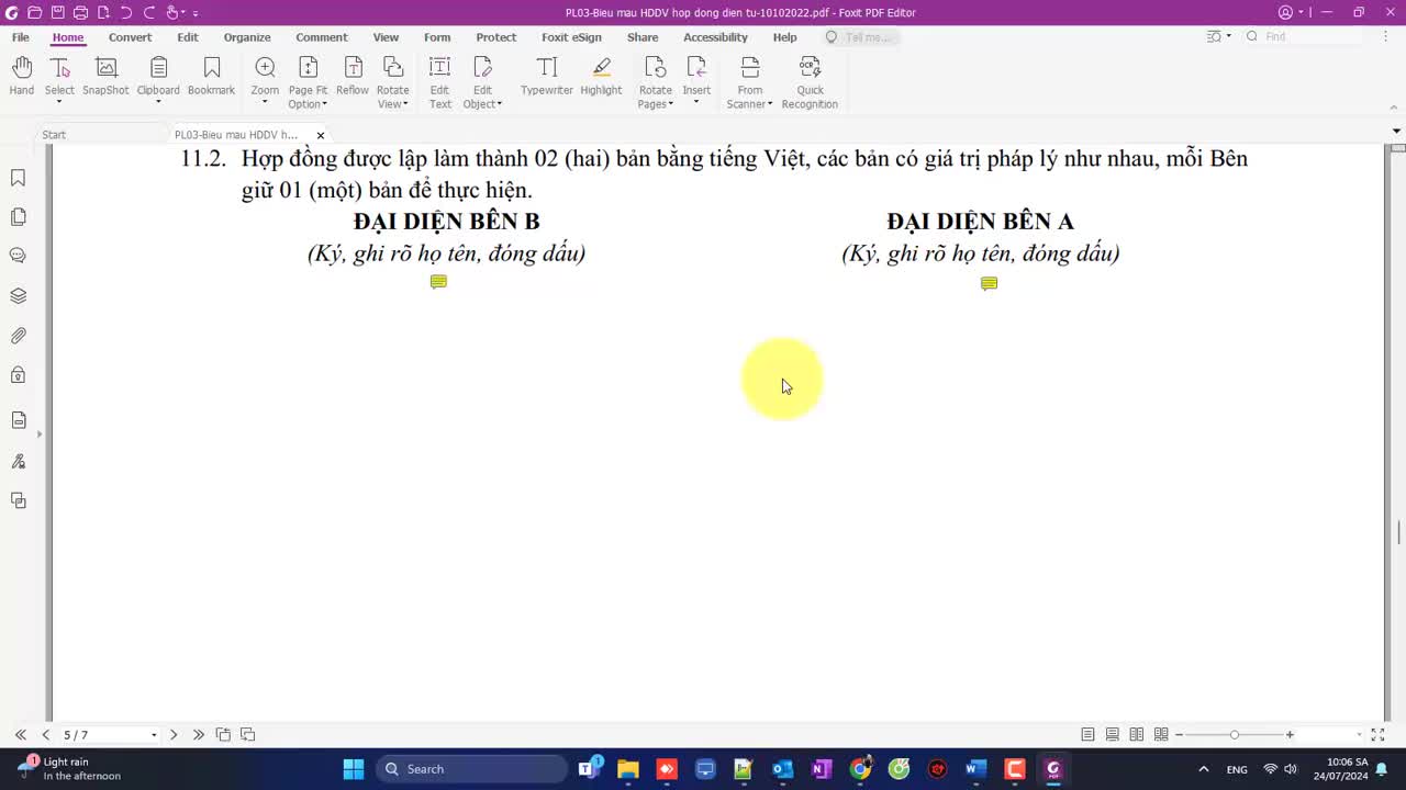 Video vContract: lập hợp đồng theo luồng vOffice dành cho CBNV Viettel