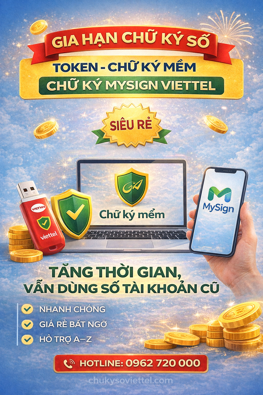 Gia hạn chữ ký số hộ kinh doanh Viettel Gia hạn chữ ký số hộ kinh doanh Viettel